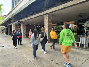 Group of people on the Foodie Trot Augusta