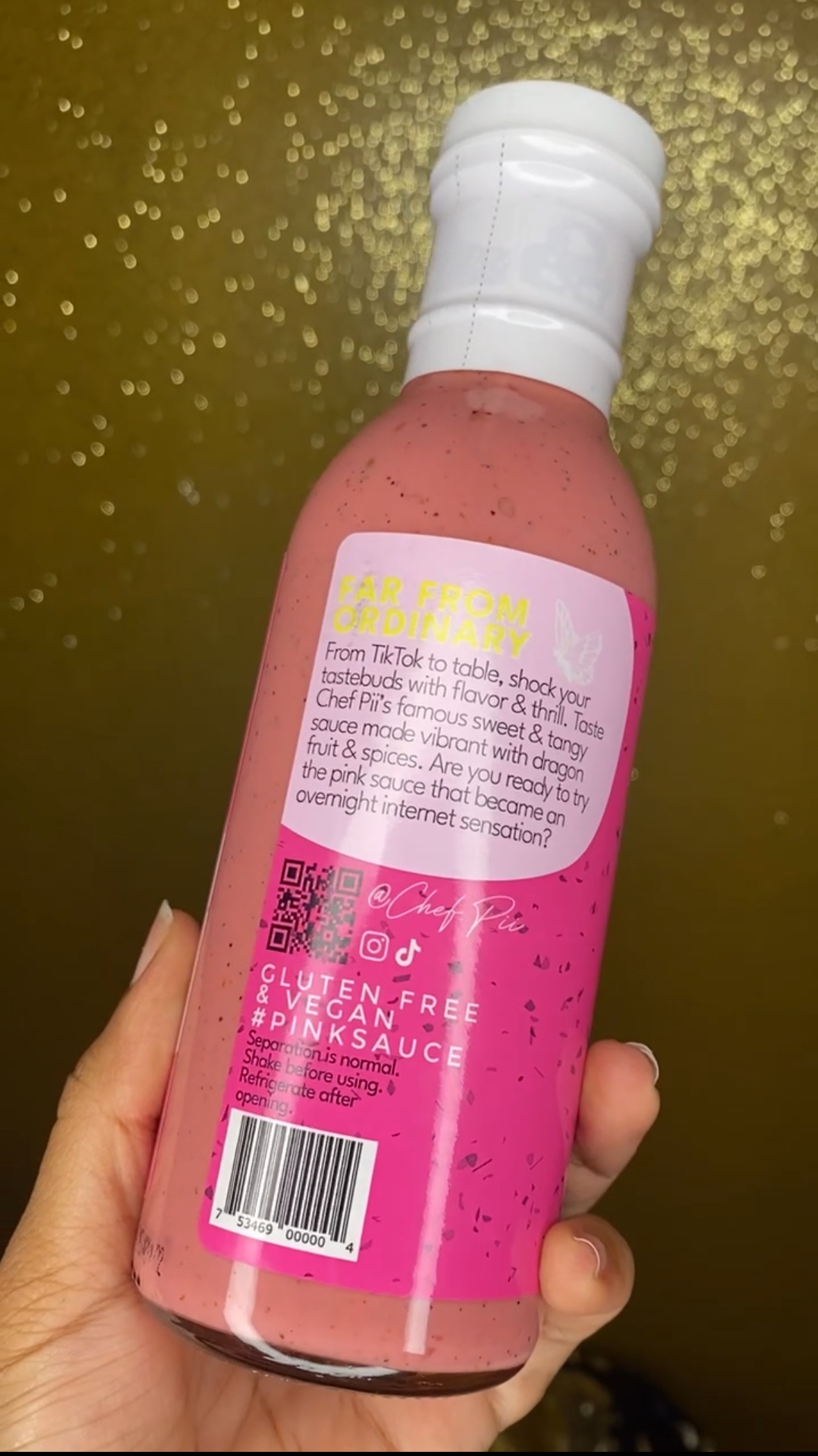 Pink Sauce Label