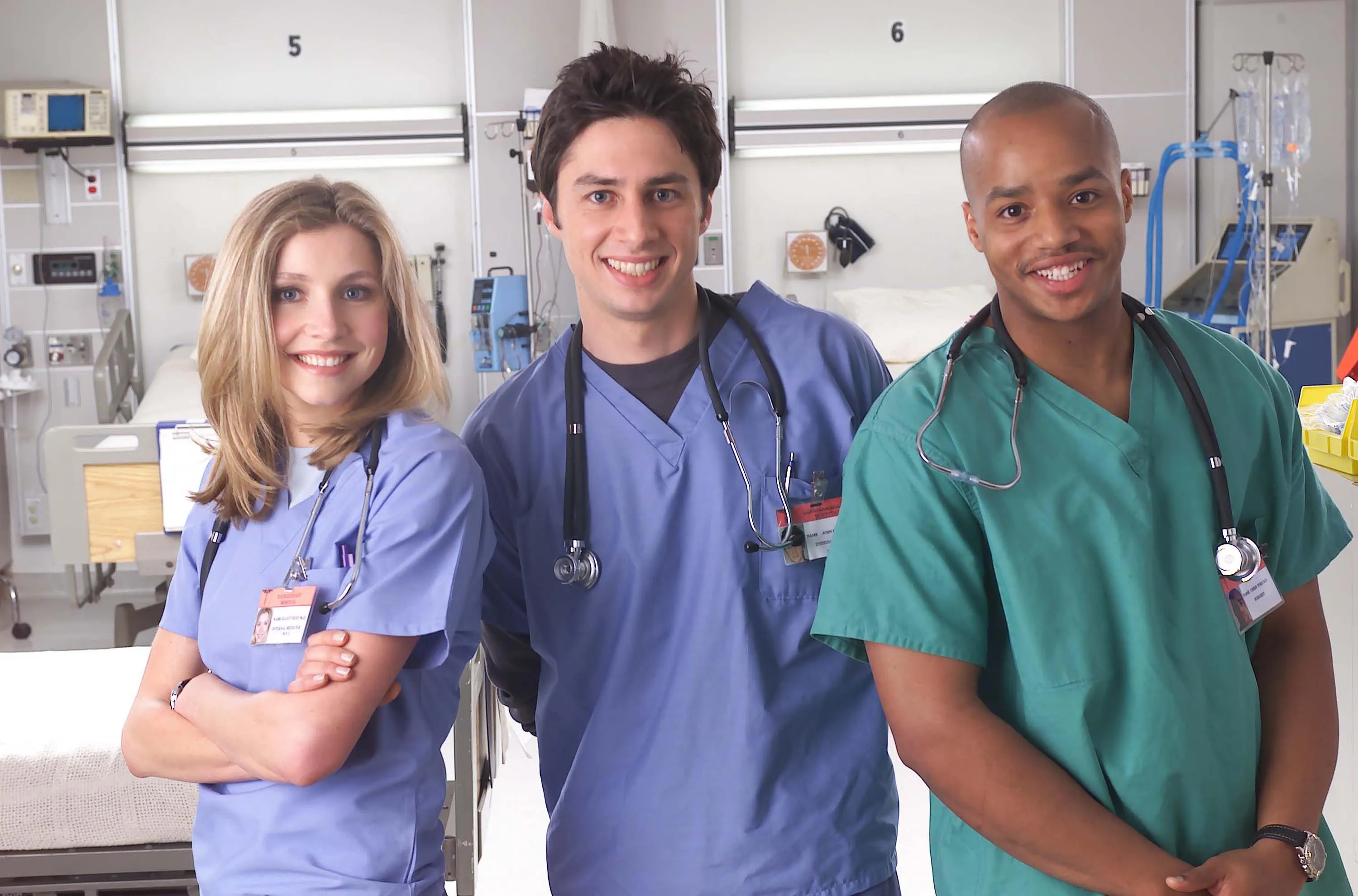 Cast of NBC TV Show "Scrubs", Actors Who Have Played Doctors On Television